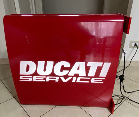 2010 Ducati official dealership illuminated service neon dual side sign