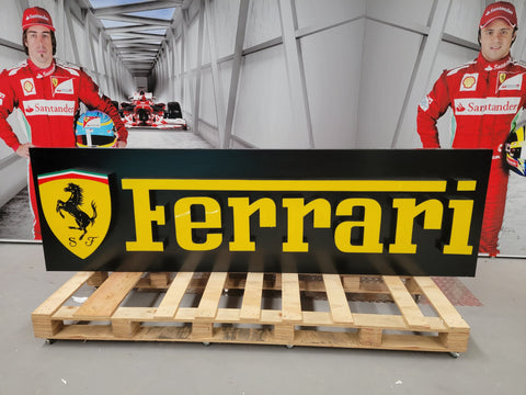 2005 Ferrari official dealer sign with crest