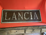 1930s Lancia official dealer vintage sign