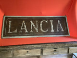 1930s Lancia official dealer vintage sign