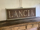 1930s Lancia official dealer vintage sign