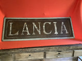 1930s Lancia official dealer vintage sign