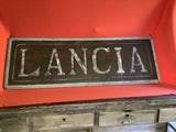 1930s Lancia official dealer vintage sign