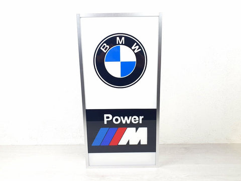 1990s BMW M Power dealership illuminated sign