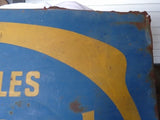 1930s Peugeot official dealership vintage sign