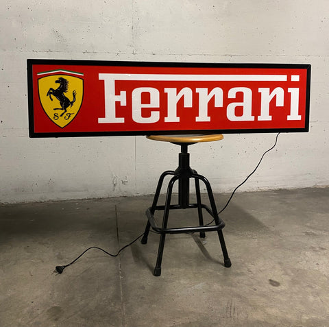 2005 Ferrari dealer illuminated sign 1/9 produced