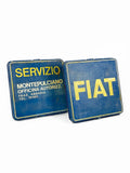 1960s FIAT official dealership dual side sign