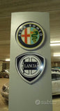 1980s Alfa Romeo / Lancia official dealer illuminated tower sign