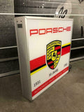 1980s Porsche official dealership illuminated sign