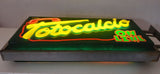 1975 CONI Totocalcio original vintage illuminated dual side sign