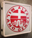 1970s Alfa Romeo official dealer illuminated sign