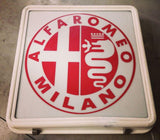 1970s Alfa Romeo official dealer illuminated sign