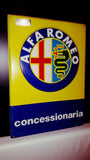1980s Alfa Romeo official dealer "Concessionaria" sign