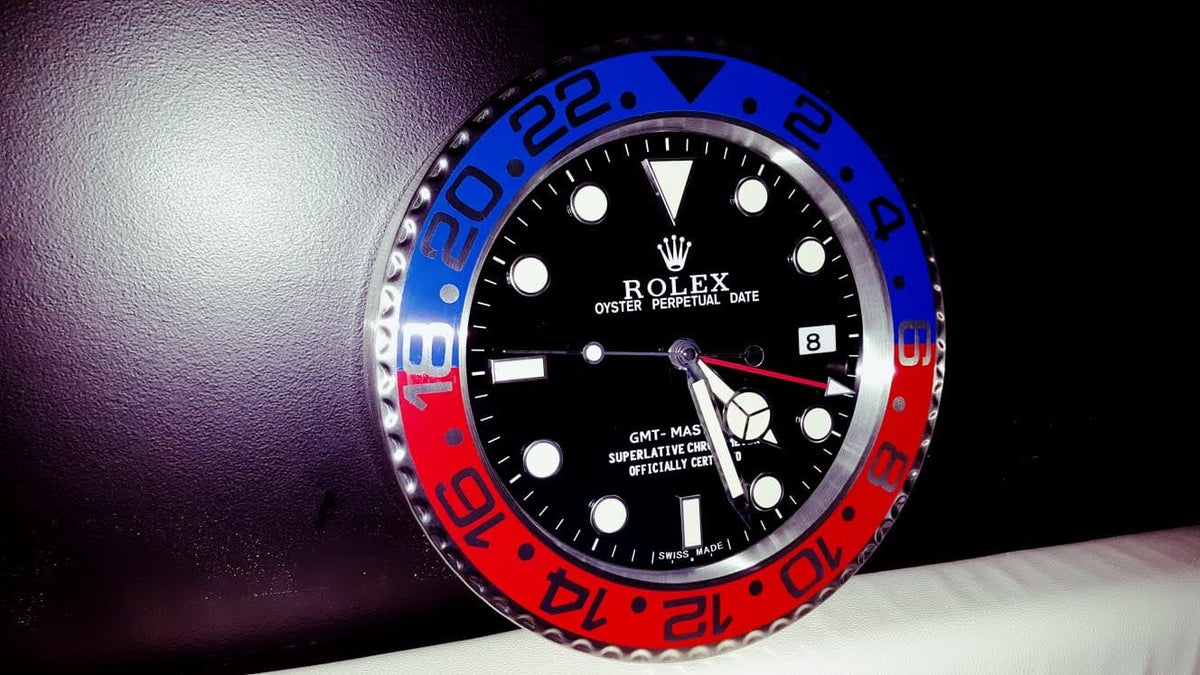 Rolex pepsi wall online clock