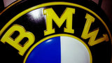 1963 BMW official dealership illuminated double side sign