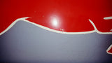 1953 Original Mobiloil "Pegasus" enamel double side sign