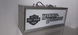 1980s Harley Davidson official dealership illuminated sign