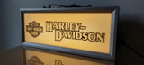 1980s Harley Davidson official dealership illuminated sign