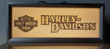 1980s Harley Davidson official dealership illuminated sign