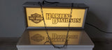 1980s Harley Davidson official dealership illuminated sign