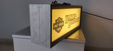 1980s Harley Davidson official dealership illuminated sign