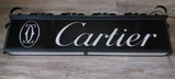 1970s CARTIER vintage illuminated official dealer sign