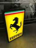 1995 Ferrari official dealer embossed illuminated sign