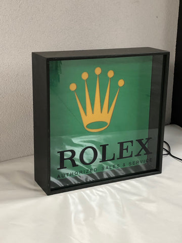Rolex official dealer illuminated LED sign
