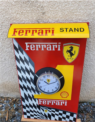 2010s Ferrari display stand clock