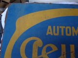 1930s Peugeot official dealership vintage sign