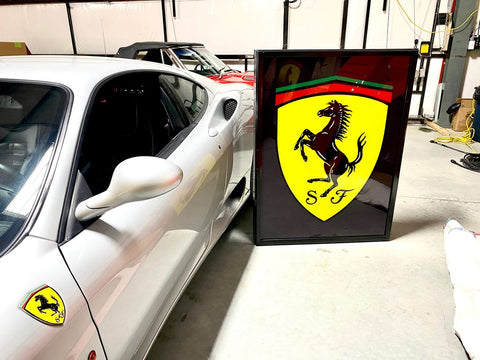 1990's Ferrari official dealer sign