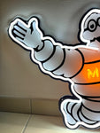 1990s Michelin official dealer illuminated neon sign