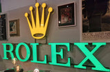 2000s Rolex official dealer illuminated sign