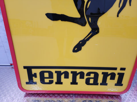 1998 Ferrari XL official dealership illuminated sign – The Sign Experience