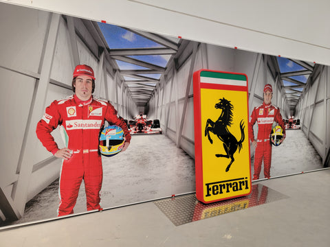 1998 Ferrari XL official dealership illuminated sign – The Sign Experience