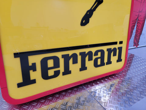 1998 Ferrari XL official dealership illuminated sign – The Sign Experience