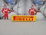 1980s Pirelli GIANT official dealer vintage illuminated double side sign