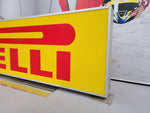 1980s Pirelli GIANT official dealer vintage illuminated double side sign