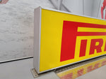 1980s Pirelli GIANT official dealer vintage illuminated double side sign