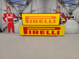 1980s Pirelli GIANT official dealer vintage illuminated double side sign