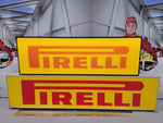 1980s Pirelli GIANT official dealer vintage illuminated double side sign