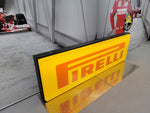 1990s Pirelli official dealer vintage illuminated neon sign