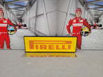 1990s Pirelli official dealer vintage illuminated neon sign