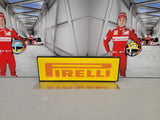 1990s Pirelli official dealer vintage illuminated neon sign