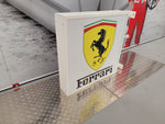 2010s Ferrari dealership double side illuminated neon sign