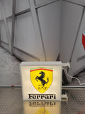 2010s Ferrari dealership double side illuminated neon sign