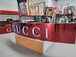 2000s GUCCI official illuminated sign