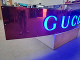 2000s GUCCI official illuminated sign