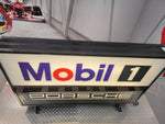 1992 Porsche Mobil 1 Racing official dealership illuminated double side sign