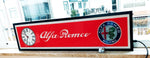 2000s Alfa Romeo dealer illuminated sign and clock